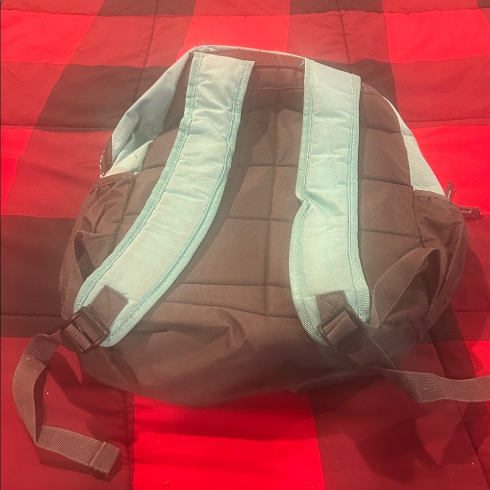 Patterned Black And Blue Backpack - image 3